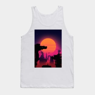 Cyberpunk City Tank Top